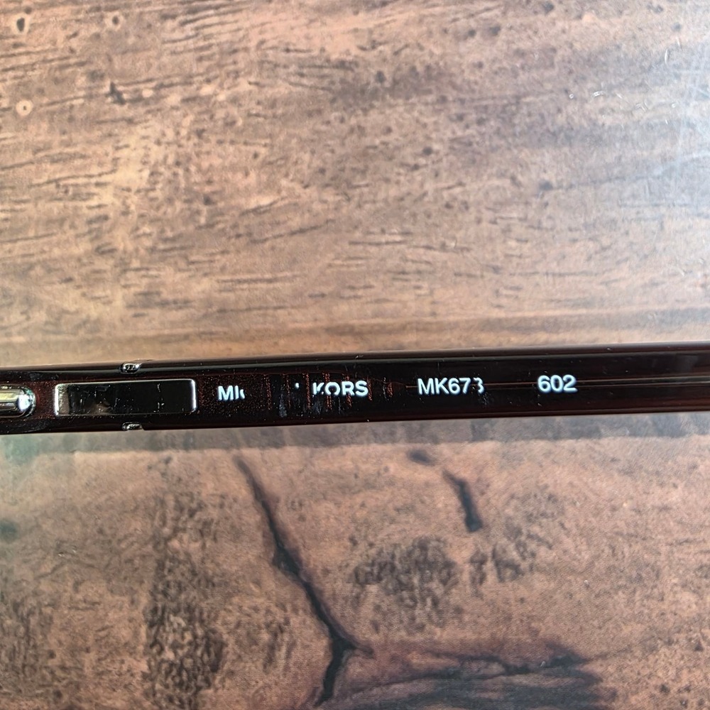 Michael Kors Mk673 Rectangular Brown Gradient Pla… - image 4